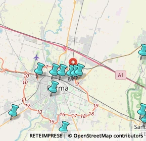 Mappa , 43122 Parma PR, Italia (4.76167)