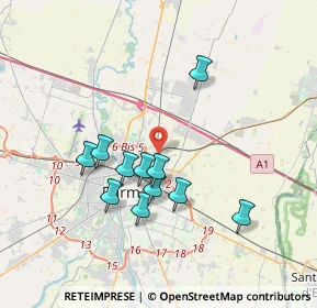 Mappa , 43122 Parma PR, Italia (3.24364)