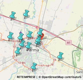 Mappa , 43122 Parma PR, Italia (4.11077)