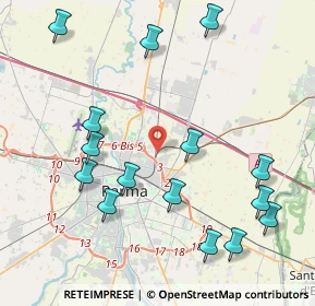 Mappa , 43122 Parma PR, Italia (4.79133)