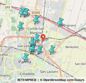 Mappa , 43122 Parma PR, Italia (1.92692)