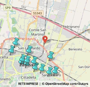 Mappa , 43122 Parma PR, Italia (2.60538)