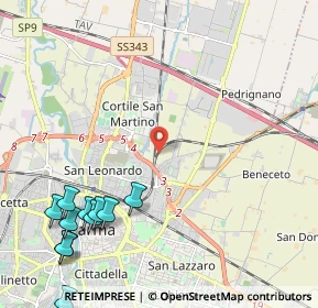 Mappa , 43122 Parma PR, Italia (3.03182)