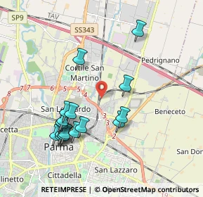 Mappa , 43122 Parma PR, Italia (1.97471)