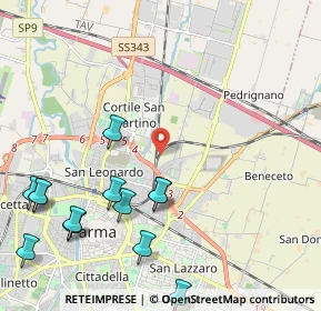 Mappa , 43122 Parma PR, Italia (2.72538)
