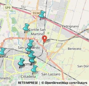 Mappa , 43122 Parma PR, Italia (2.48273)