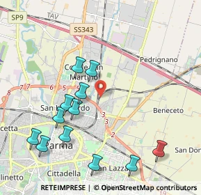 Mappa , 43122 Parma PR, Italia (2.2525)