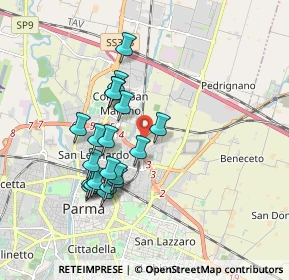 Mappa , 43122 Parma PR, Italia (1.637)