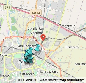 Mappa , 43122 Parma PR, Italia (2.32857)
