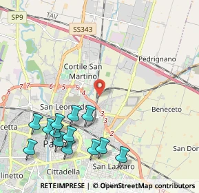 Mappa , 43122 Parma PR, Italia (2.58692)