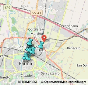 Mappa , 43122 Parma PR, Italia (1.83769)