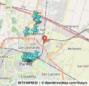 Mappa , 43122 Parma PR, Italia (2.09077)