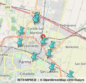Mappa , 43122 Parma PR, Italia (2.03273)
