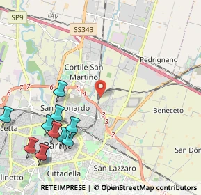 Mappa , 43122 Parma PR, Italia (2.83091)
