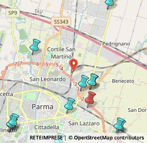 Mappa , 43122 Parma PR, Italia (3.185)