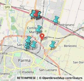 Mappa , 43122 Parma PR, Italia (1.72923)