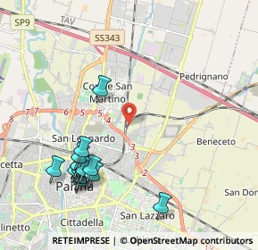 Mappa , 43122 Parma PR, Italia (2.368)