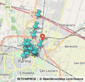 Mappa , 43122 Parma PR, Italia (1.68538)