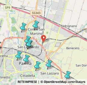 Mappa , 43122 Parma PR, Italia (2.6225)