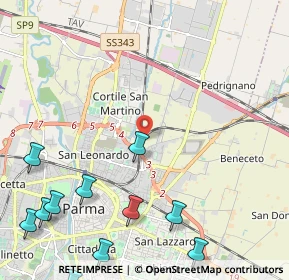 Mappa , 43122 Parma PR, Italia (3.20818)