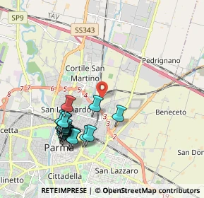 Mappa , 43122 Parma PR, Italia (2.0645)