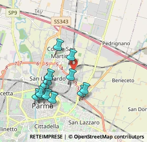 Mappa , 43122 Parma PR, Italia (1.81231)