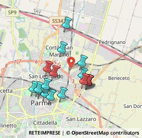 Mappa , 43122 Parma PR, Italia (1.69471)
