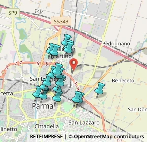 Mappa , 43122 Parma PR, Italia (1.65684)