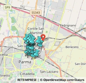 Mappa , 43122 Parma PR, Italia (1.534)