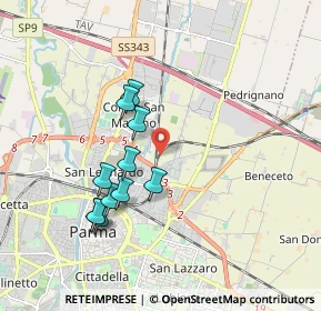Mappa , 43122 Parma PR, Italia (1.71818)