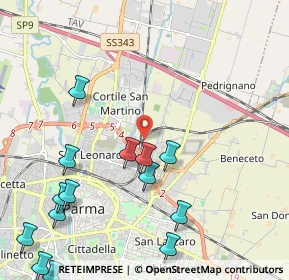 Mappa , 43122 Parma PR, Italia (2.76929)