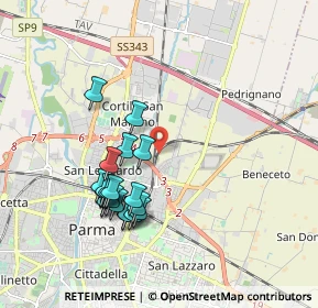 Mappa , 43122 Parma PR, Italia (1.792)