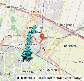 Mappa , 43122 Parma PR, Italia (2.203)