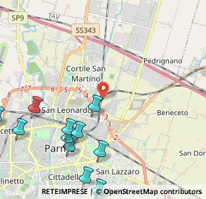 Mappa , 43122 Parma PR, Italia (2.77727)