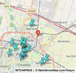Mappa , 43122 Parma PR, Italia (2.50824)