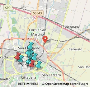 Mappa , 43122 Parma PR, Italia (2.35333)