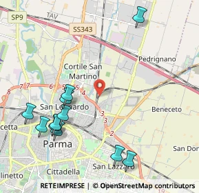 Mappa , 43122 Parma PR, Italia (2.48545)