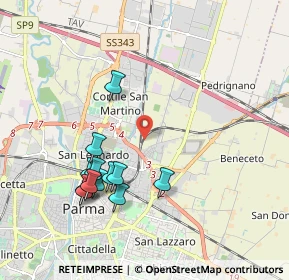 Mappa , 43122 Parma PR, Italia (1.98417)