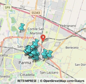 Mappa , 43122 Parma PR, Italia (1.784)