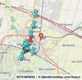 Mappa , 43122 Parma PR, Italia (1.83154)