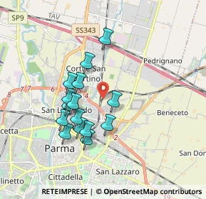 Mappa , 43122 Parma PR, Italia (1.586)