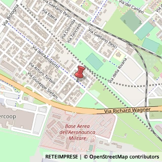 Mappa Via dell'Aeroporto, 72, 44124 Ferrara, Ferrara (Emilia Romagna)
