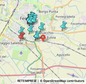 Mappa Via Boschetto, 44124 Ferrara FE, Italia (1.8525)