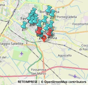 Mappa Via Boschetto, 44124 Ferrara FE, Italia (1.516)