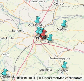 Mappa Via Boschetto, 44124 Ferrara FE, Italia (10.64818)
