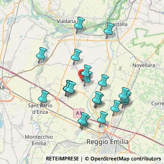 Mappa Piazza IV Novembre, 42024 Castelnovo di sotto RE, Italia (7.3485)