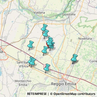 Mappa Piazza IV Novembre, 42024 Castelnovo di sotto RE, Italia (5.81333)