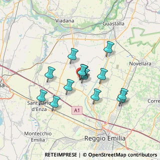 Mappa Via Antonio Gramsci, 42024 Castelnovo di Sotto RE, Italia (5.75231)