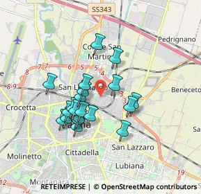 Mappa Via Pescara, 43122 Parma PR, Italia (1.4475)