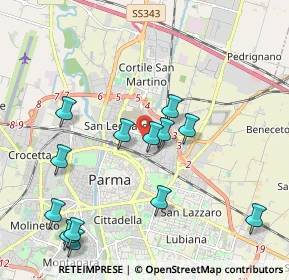 Mappa Via Pescara, 43122 Parma PR, Italia (2.22154)